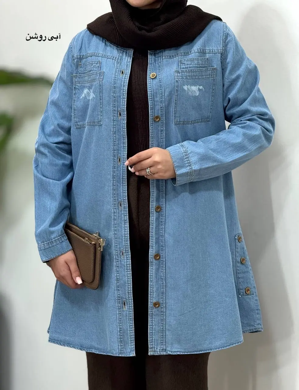 مانتو جین پاییزه ندا 4